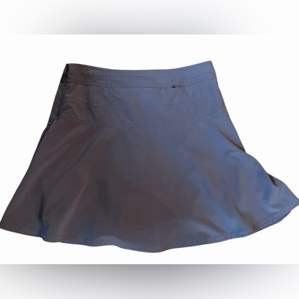 Athleta Women's Athletic Skort Gray Drawstring Short Solid